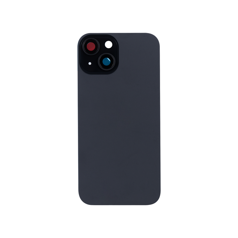 For iPhone 15 Plus Extra Glass With Enlarged Camera Frame Black Compatible