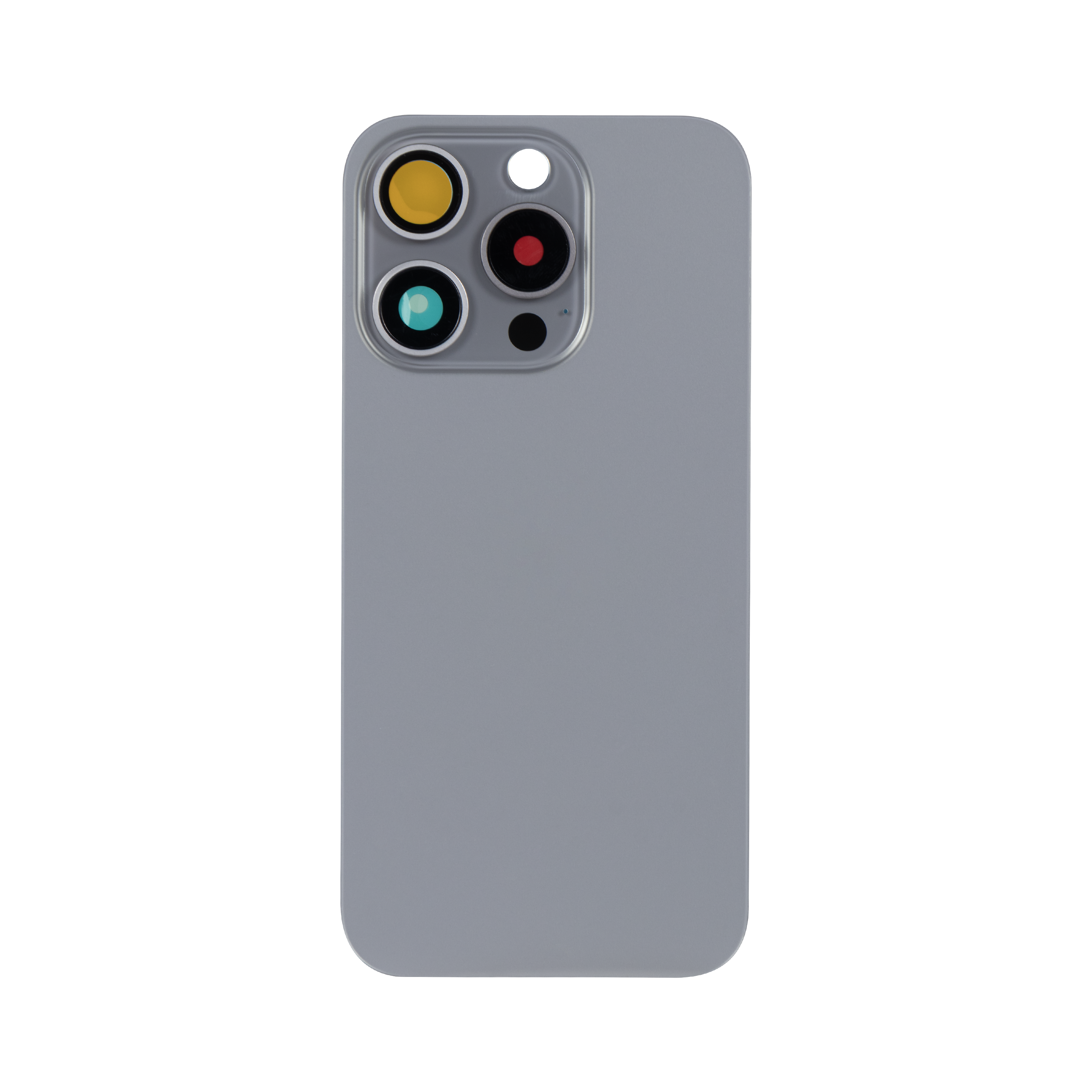 For iPhone 15 Pro Extra Glass With Enlarged Camera Frame Natural Titanium Compatible