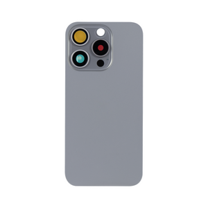 For iPhone 15 Pro Extra Glass With Enlarged Camera Frame Natural Titanium Compatible