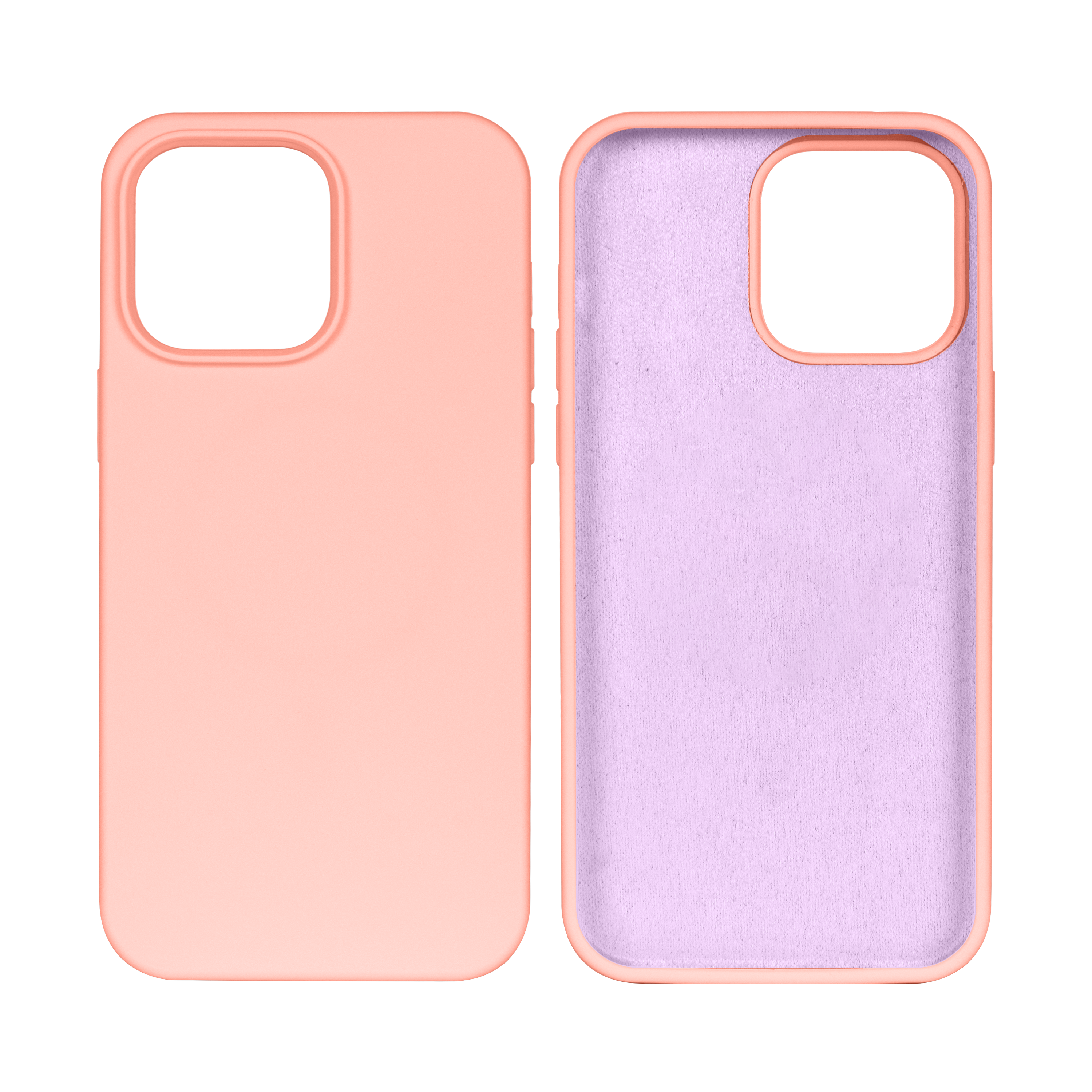 Rixus For iPhone 15 Plus Soft TPU Phone Case Pink