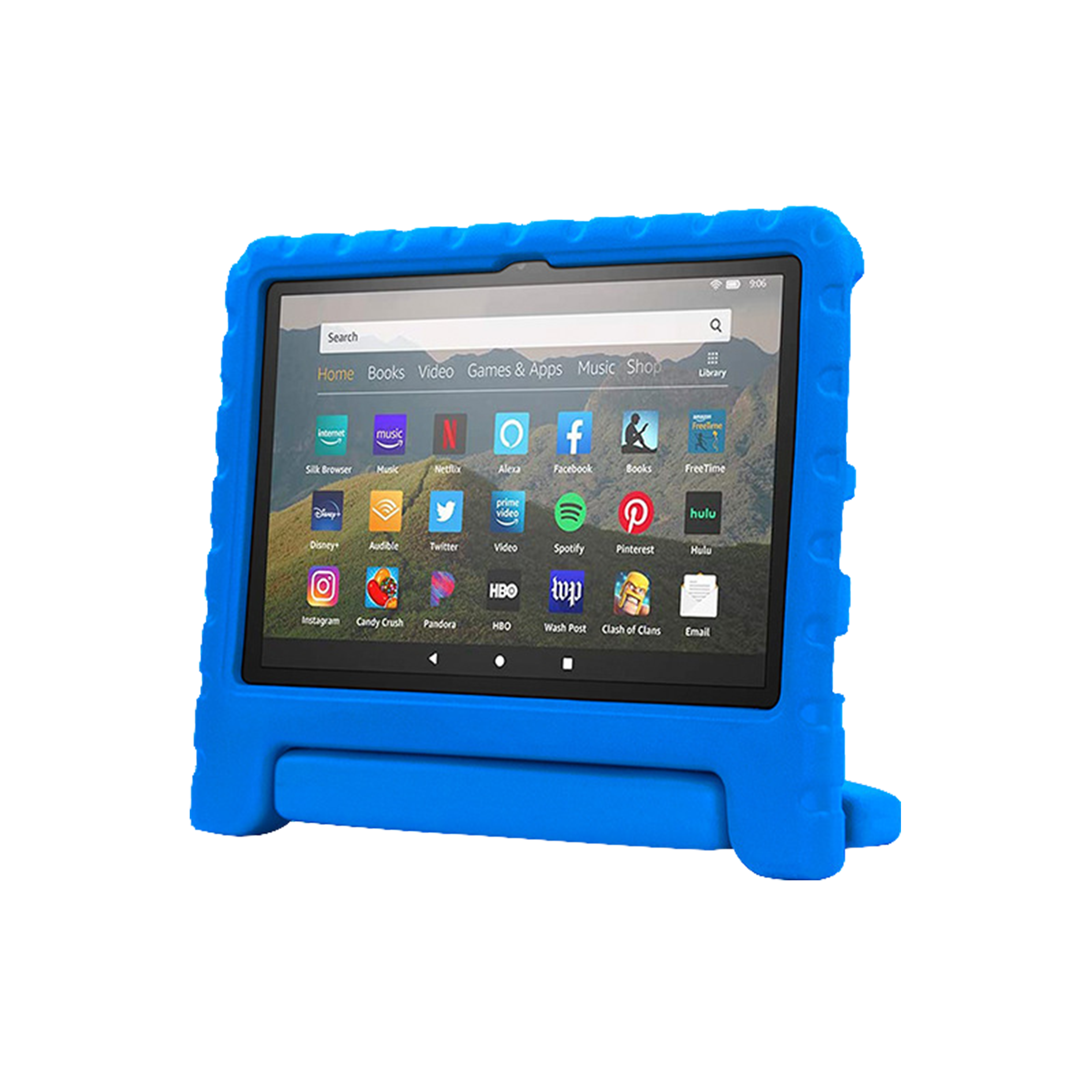 Rixus RXTC06 For iPad Air 1,9.7,iPad 5,iPair 2,9.7,iPad 6, iPad Pro 9,iPad 7 Tablet Kids Case Blue