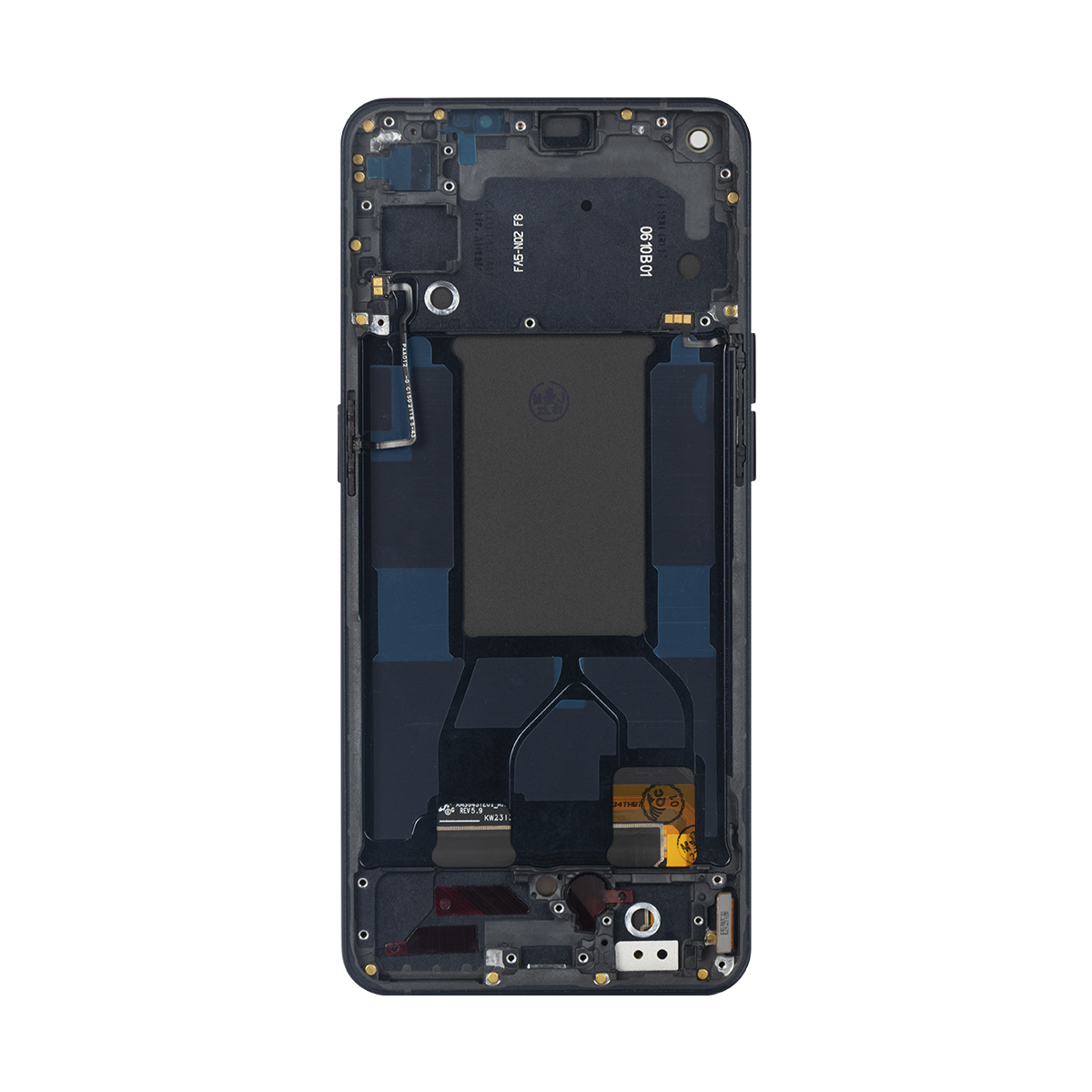 Oppo Reno 6 5G CPH2251 Display And Digitizer With Frame Stellar Black Original