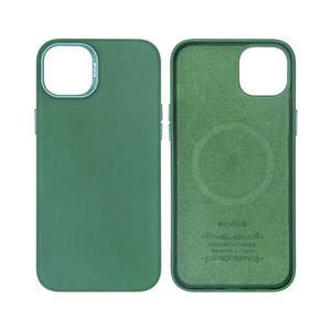 Rixus For iPhone 15 Pro Max Classic 02 Case With MagSafe Green