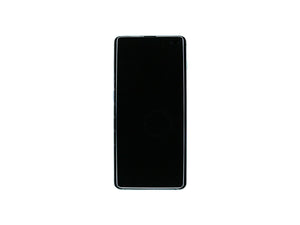 Samsung Galaxy S10 Plus G975F Display And Digitizer With Frame Prism Green Service Pack