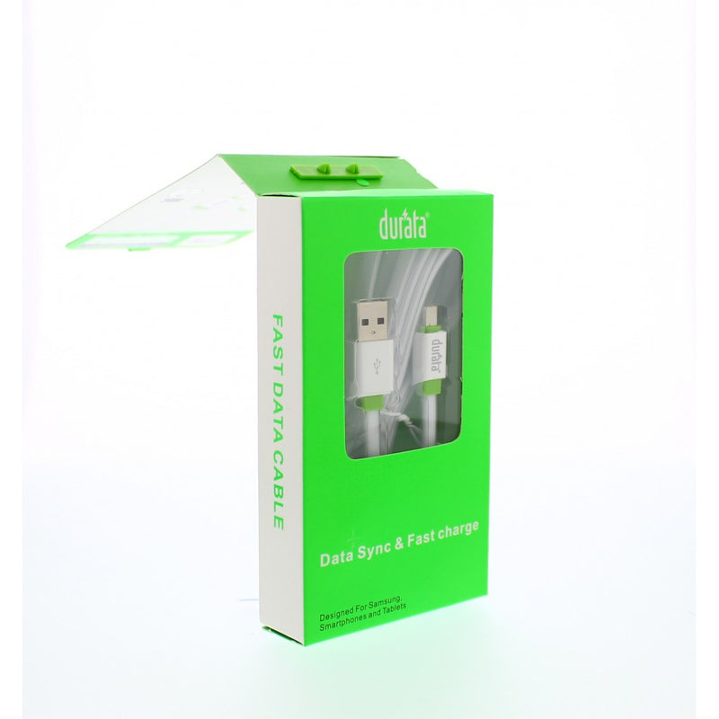Durata Fast Charging Micro USB Data Cable 300CM White (DR-U30M)