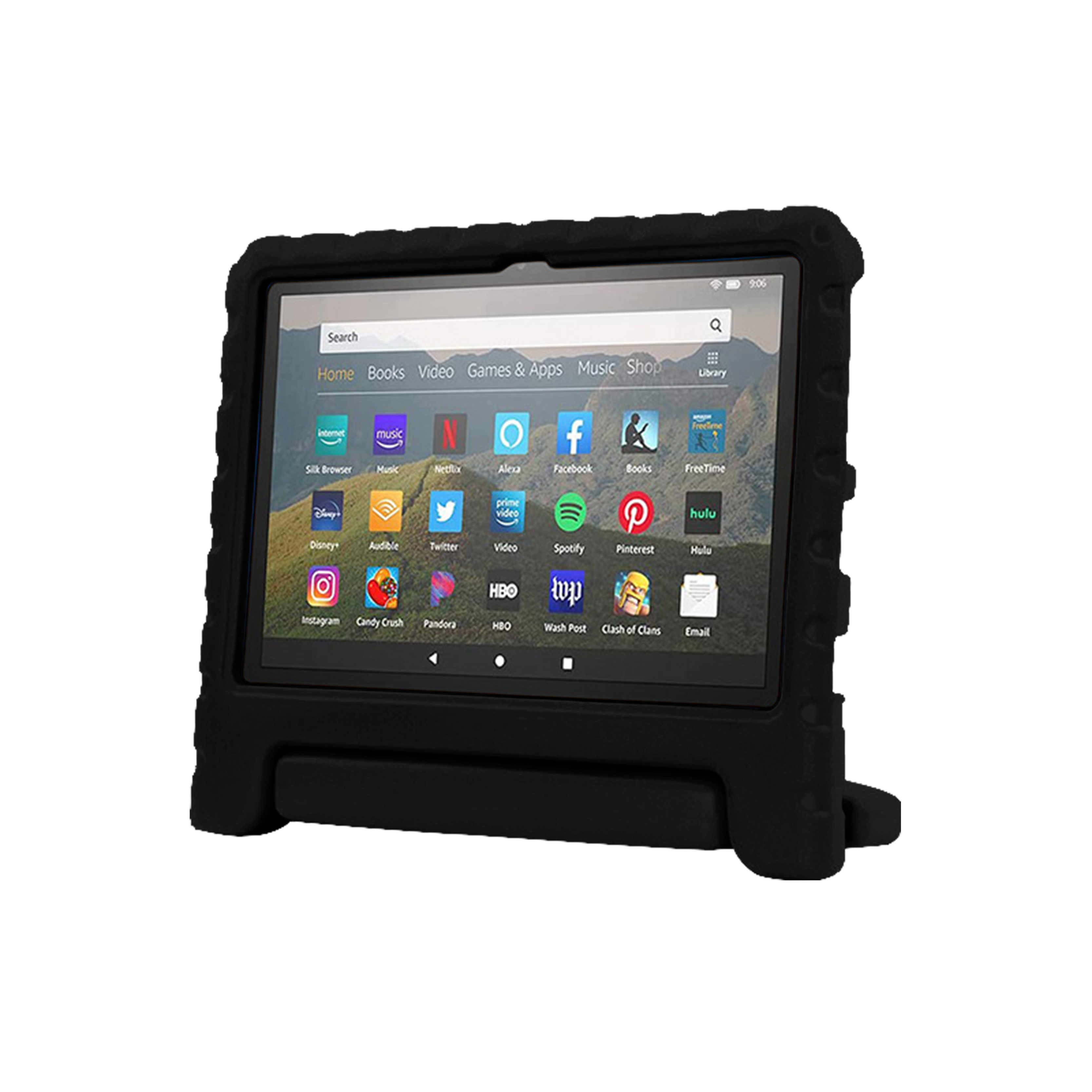 Rixus RXTC06 For IPad 2/3/4/9.7 Tablet Kids Case Black