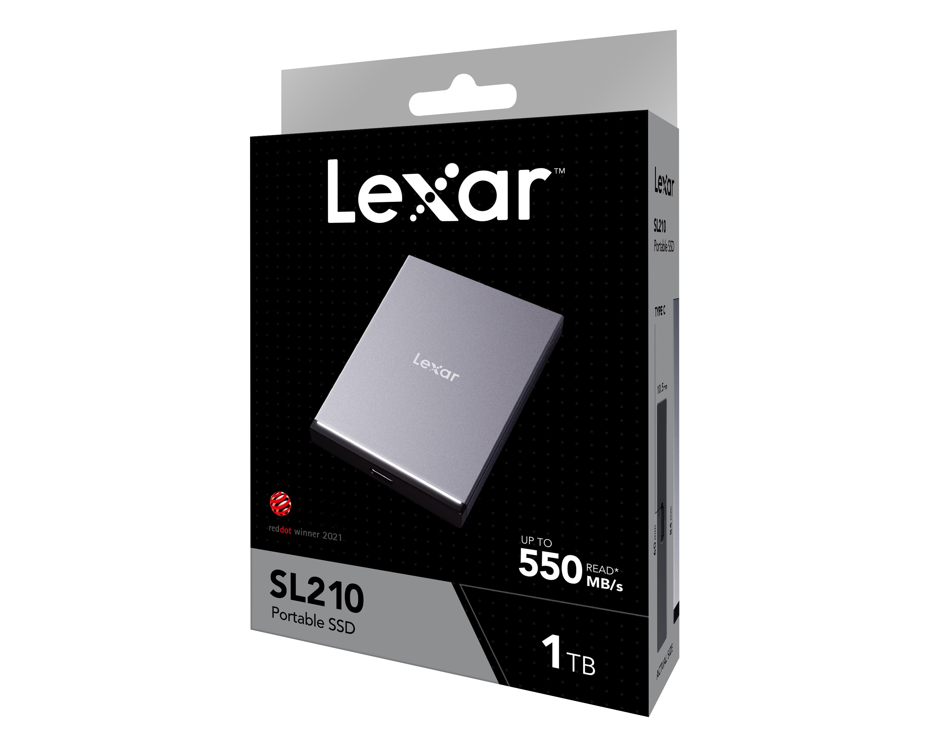 Lexar SL210 1TB USB3.1 Type-C Portable SSD