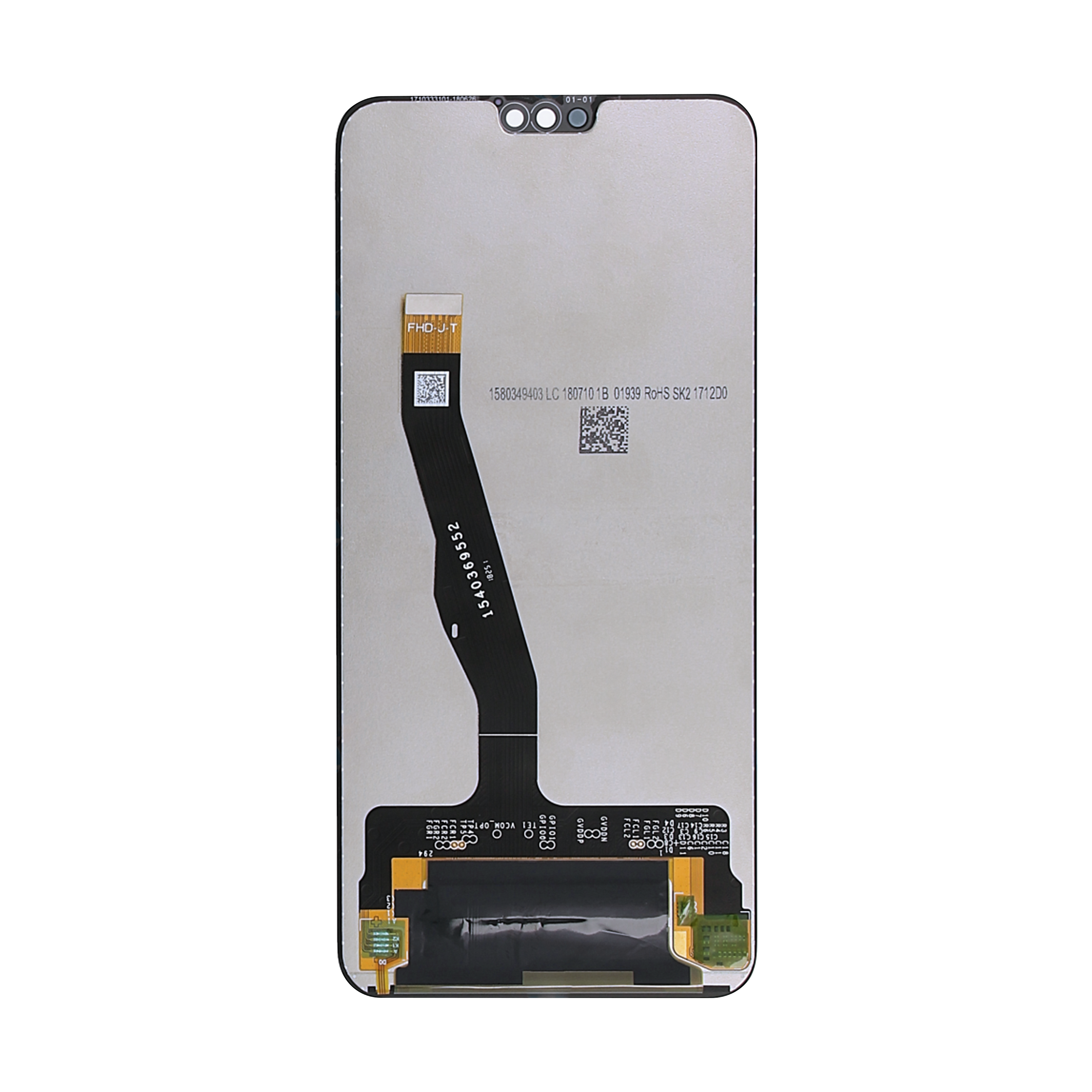 Huawei Honor 8X Display And Digitizer Without Frame Black