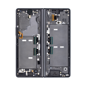 Samsung Galaxy Z Fold2 5G F916B Display And Digitizer With Frame Mystic Black With Silver Hinge (SP)