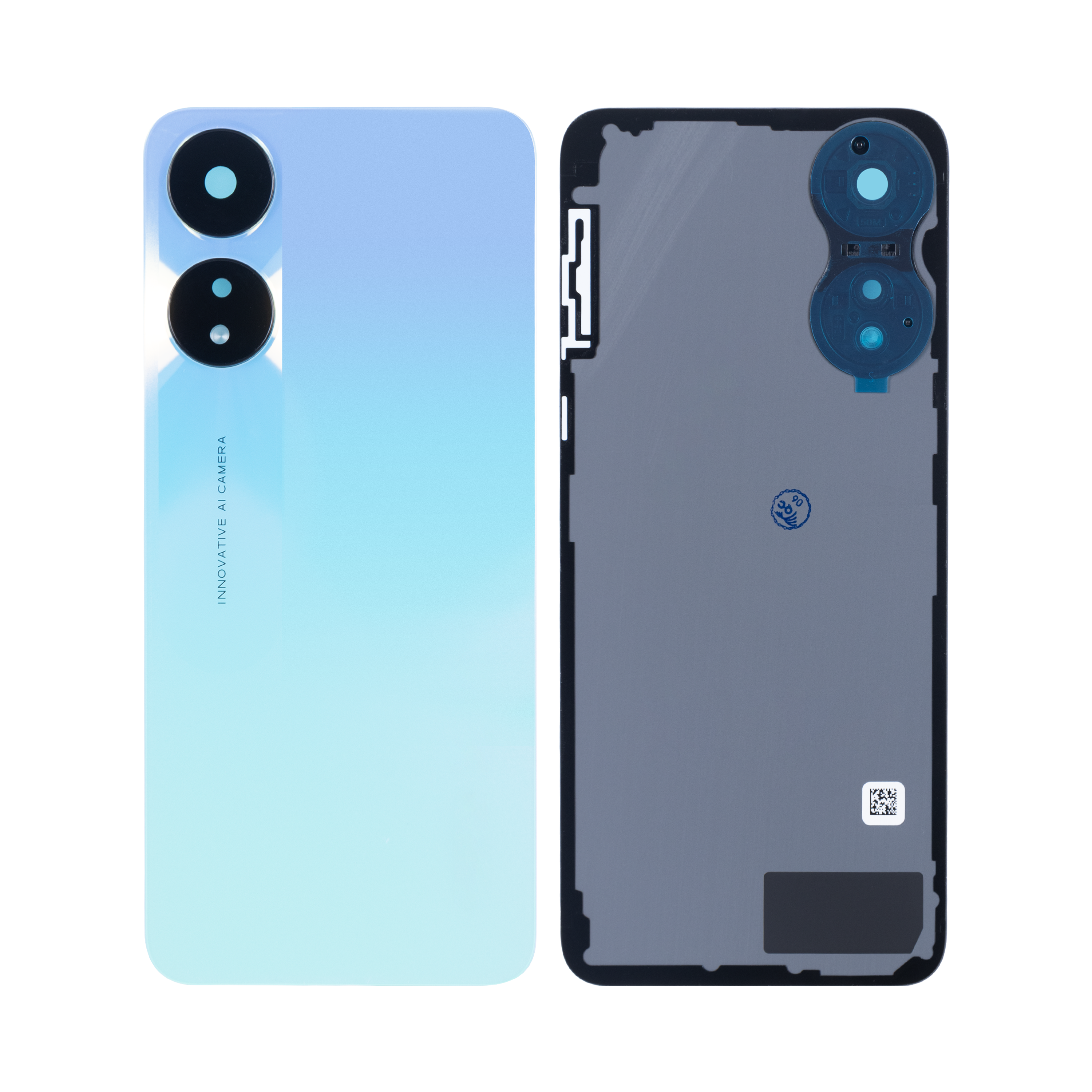 Oppo A58 5G (PHJ110) Back Cover Blue With Lens OEM