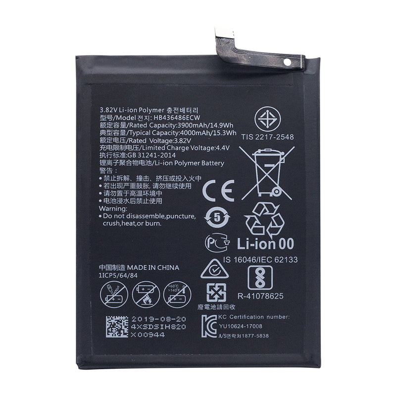 Huawei P20 Pro,Mate 10,Mate 10Pro,View 20,Mate 20RS,Honor 20Pro, Mate20 Battery HB436486ECW